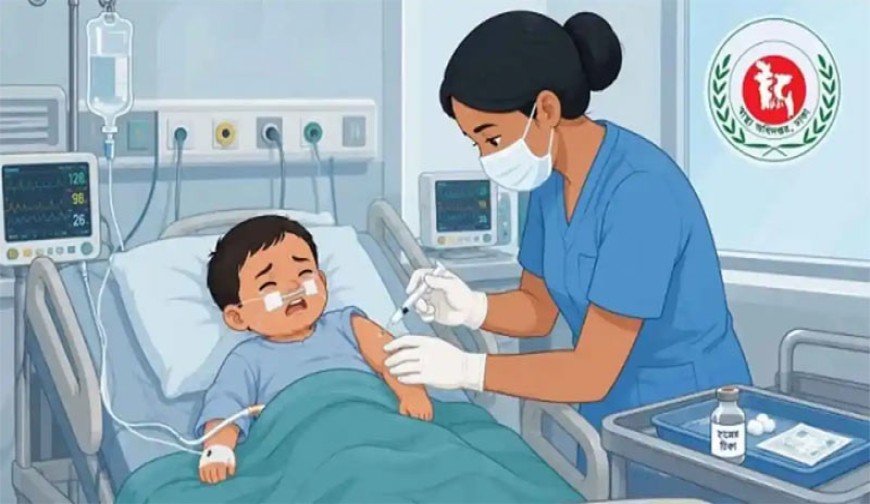 দেশে গত ২৪ ঘন্টায় হাম ও উপসর্গে একদিনে আরও ৭ শিশুর মৃত্যু